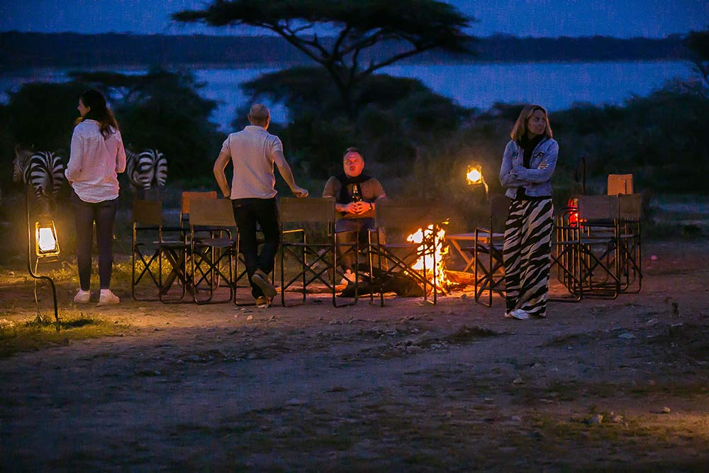 Accommodation when on safari in Tanzania